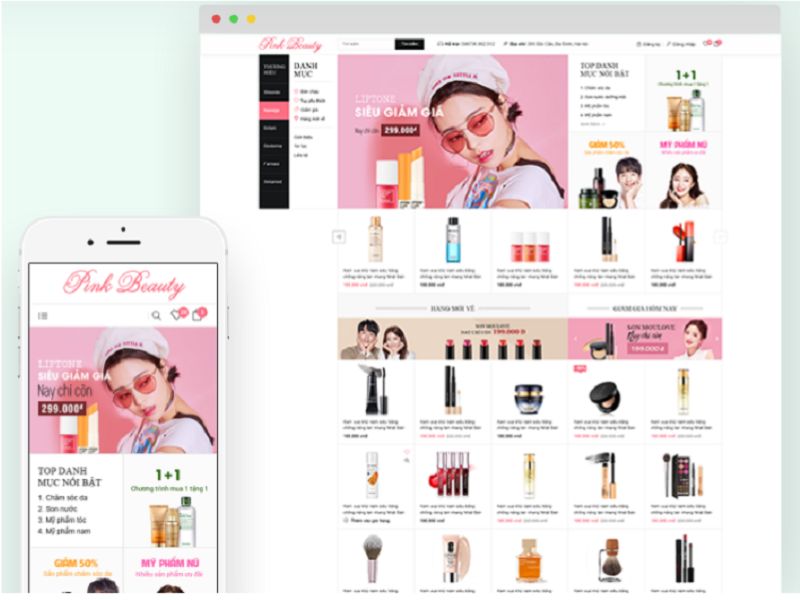 Website mỹ phẩm đẹp là công cụ hoàn hảo đem đến những lợi ích quan trọng cho các doanh nghiệp kinh doanh mỹ phẩm